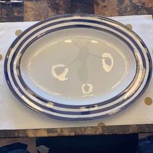 Kate Spade Charlotte Street Navy Platter New